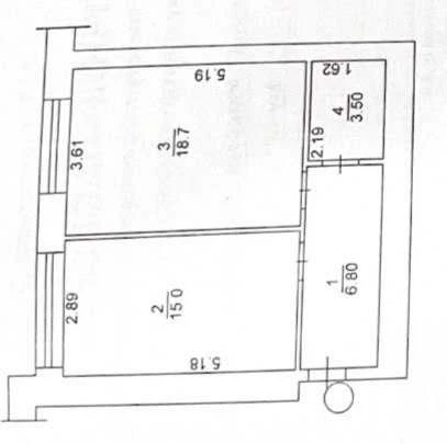 One-bedroom apartment/Certificate/Voucher. One-bedroom apartment with partial