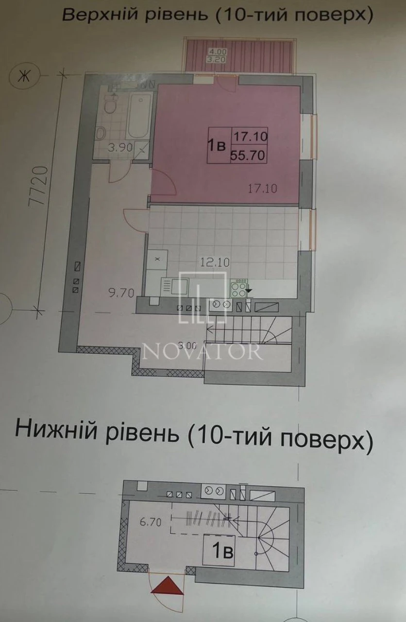 Продам дворівневу квартиру в місті Буча! Індивідуальне газов