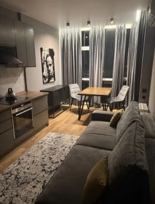 Bucha. Grand Burze 1-room apartment with renovation, 40m2, Floor 16/18, Generator