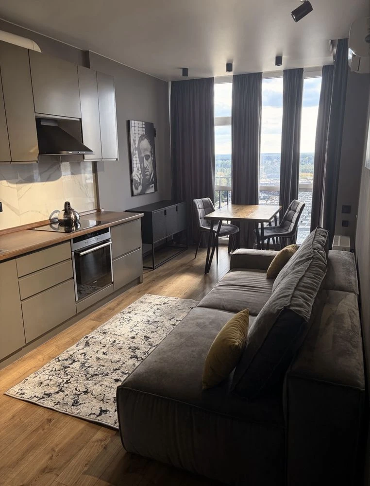 Bucha. Grand Burze 1-room apartment with renovation, 40m2, Floor 16/18, Generator