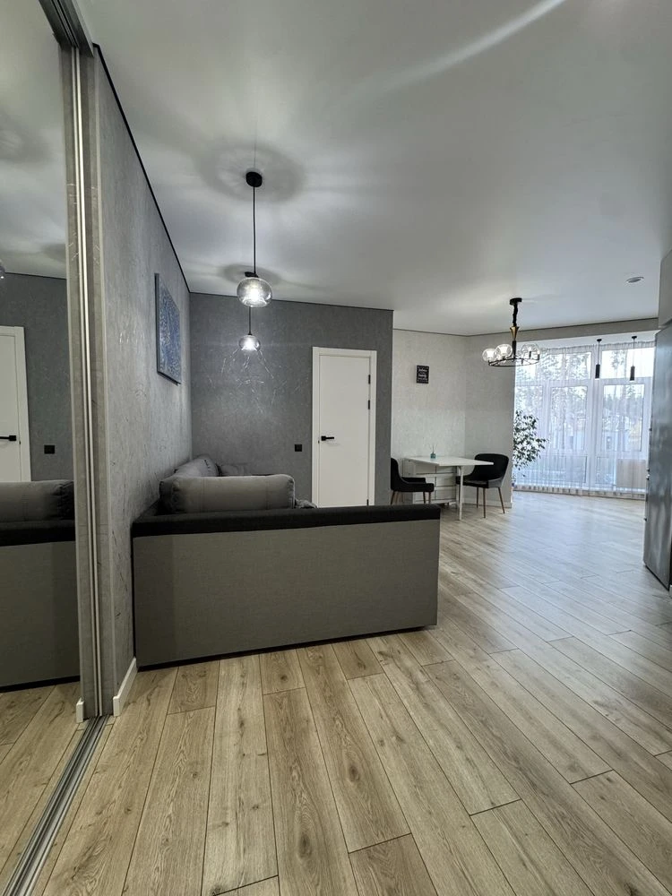 2% Closing Fee. Spacious 2-room Euro-style apartment for sale in the Aviator residential complex.