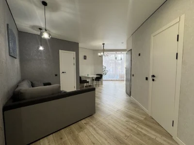2% Closing Fee. Spacious 2-room Euro-style apartment for sale in the Aviator residential complex.