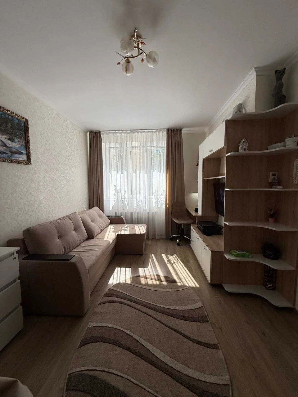 1-к квартира 39,4 м² в ЖК Кампа, Буча, с ремонтом, мебелью