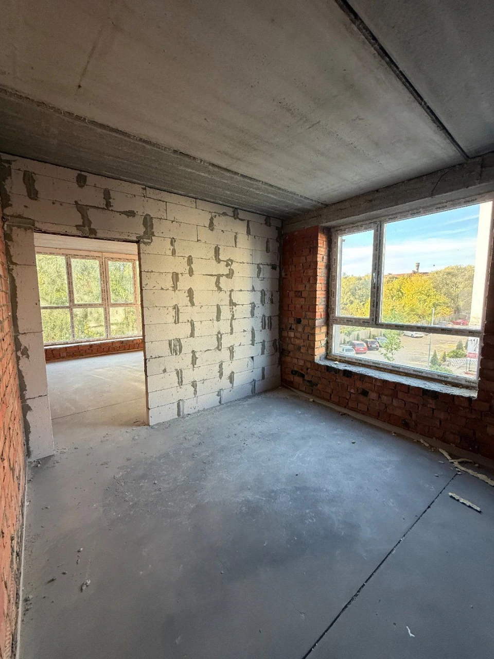 For sale 1-bedroom apartment with gas heating. 40 m2 in a completed building