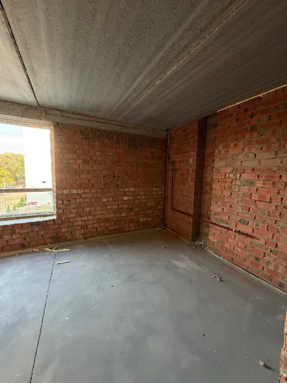 For sale 1-bedroom apartment with gas heating. 40 m2 in a completed building