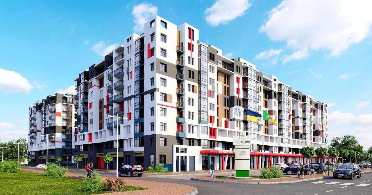 Two-bedroom new apartment in a prestigious residential complex in Bucha