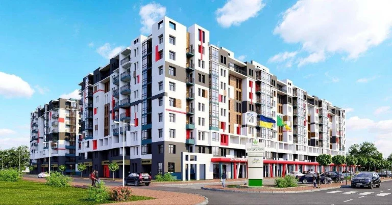 Two-bedroom new apartment in a prestigious residential complex in Bucha
