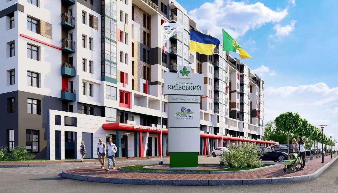 Two-bedroom new apartment in a prestigious residential complex in Bucha