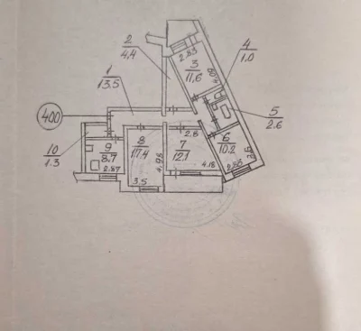 I will sell a 4-room apartment in the Topolya-3 residential area