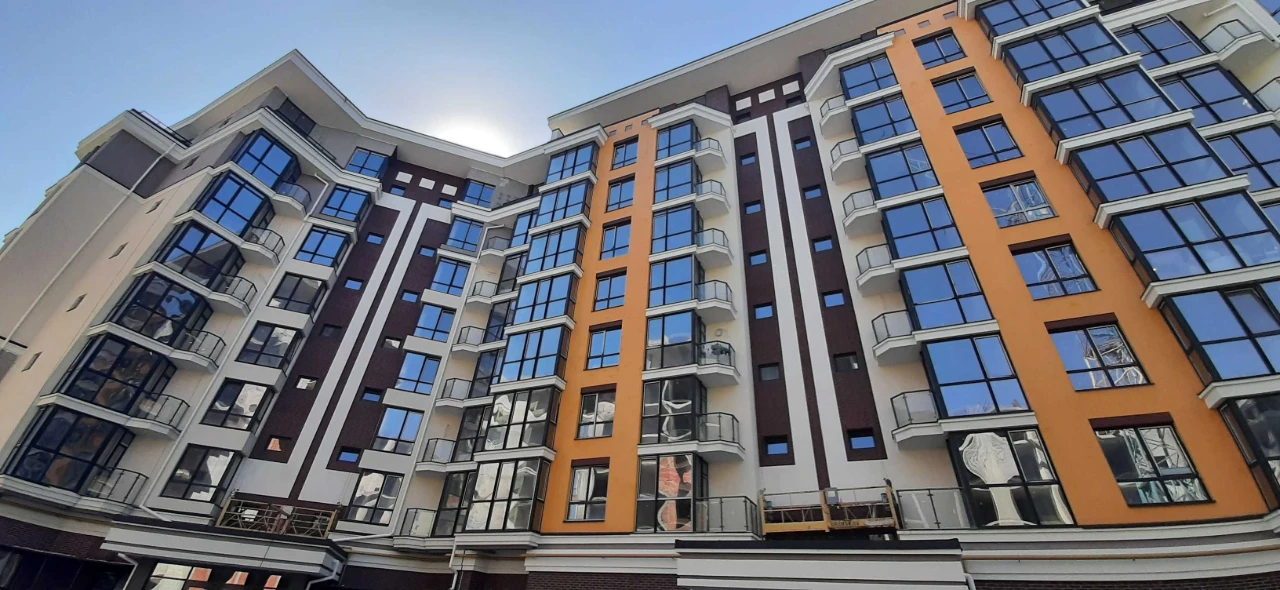 Євро 2-кімнатна квартира 44,3 м² в ЖК «На Прорізний» + котел за 1258$