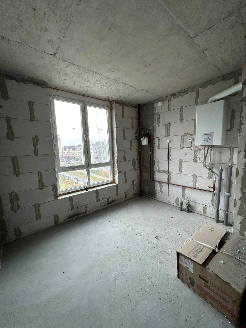 Квартира в зданому будинку 33,6 м2. Газ. Сертифікат, ваучер