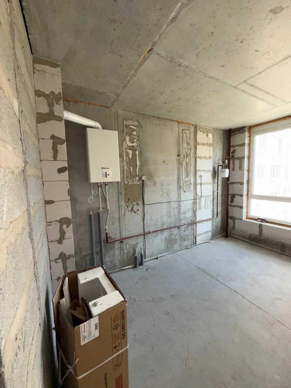 Apartment in ЖК "Нова Буча", unfinished, with a boiler