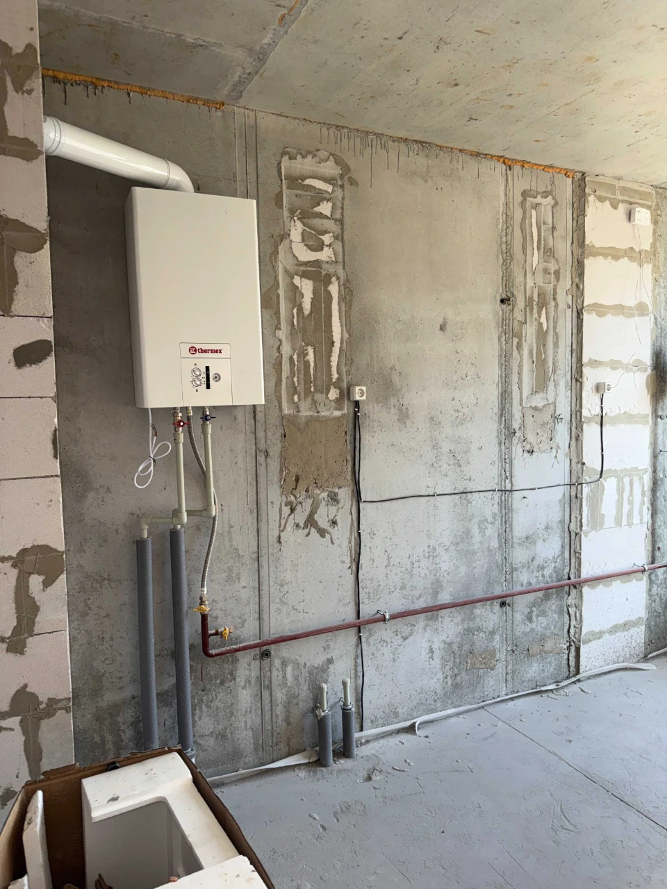 Apartment in ЖК "Нова Буча", unfinished, with a boiler