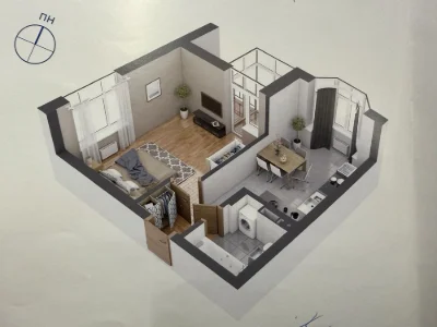 One-bedroom apartment for sale, Grand Burze Residence, Bucha