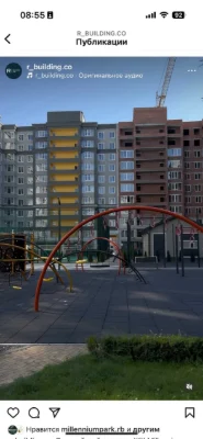 Bright and spacious apartment in the Millennium State residential complex. Two-unit
