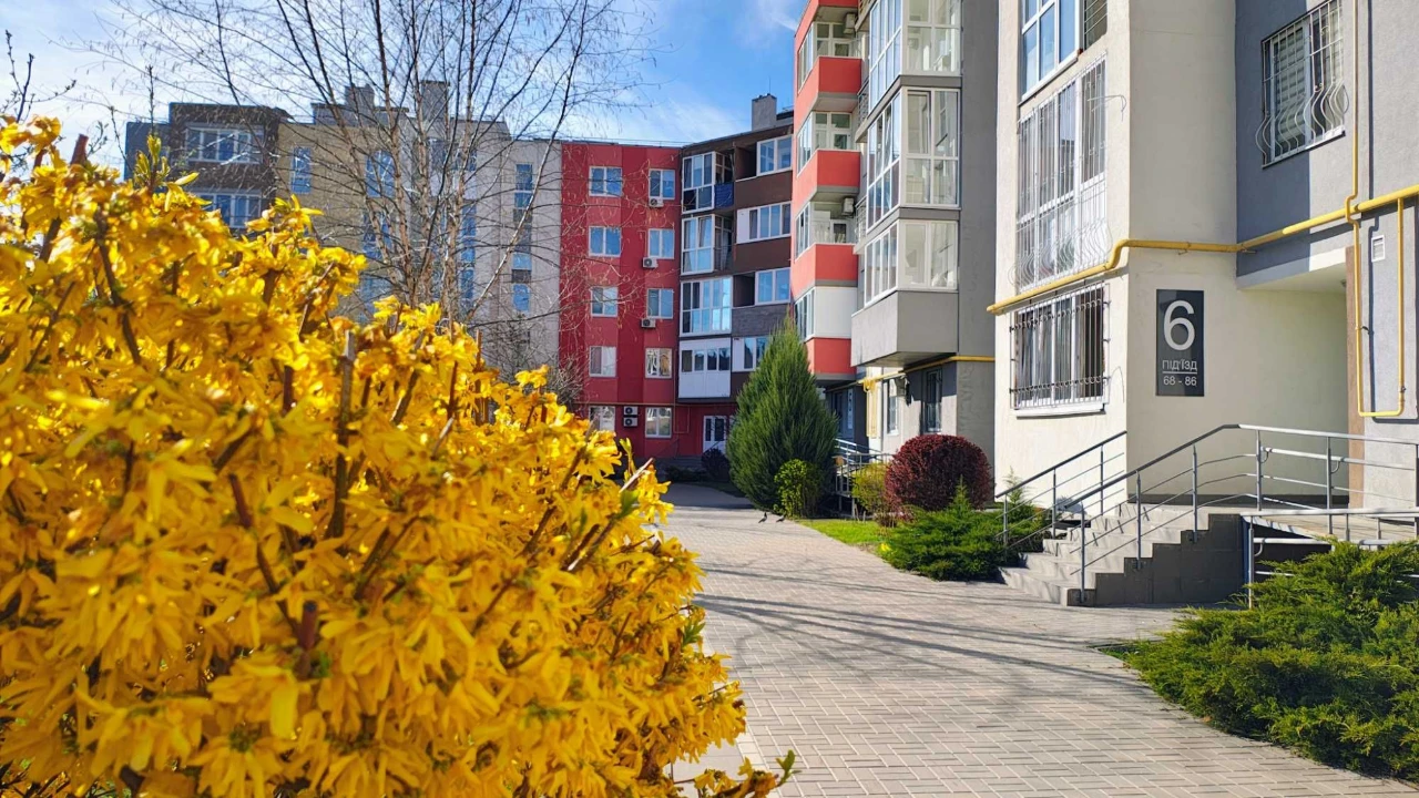 2-комнатная квартира 43,2 м² в ЖК «Нова Буча» — 1 этаж, газ
