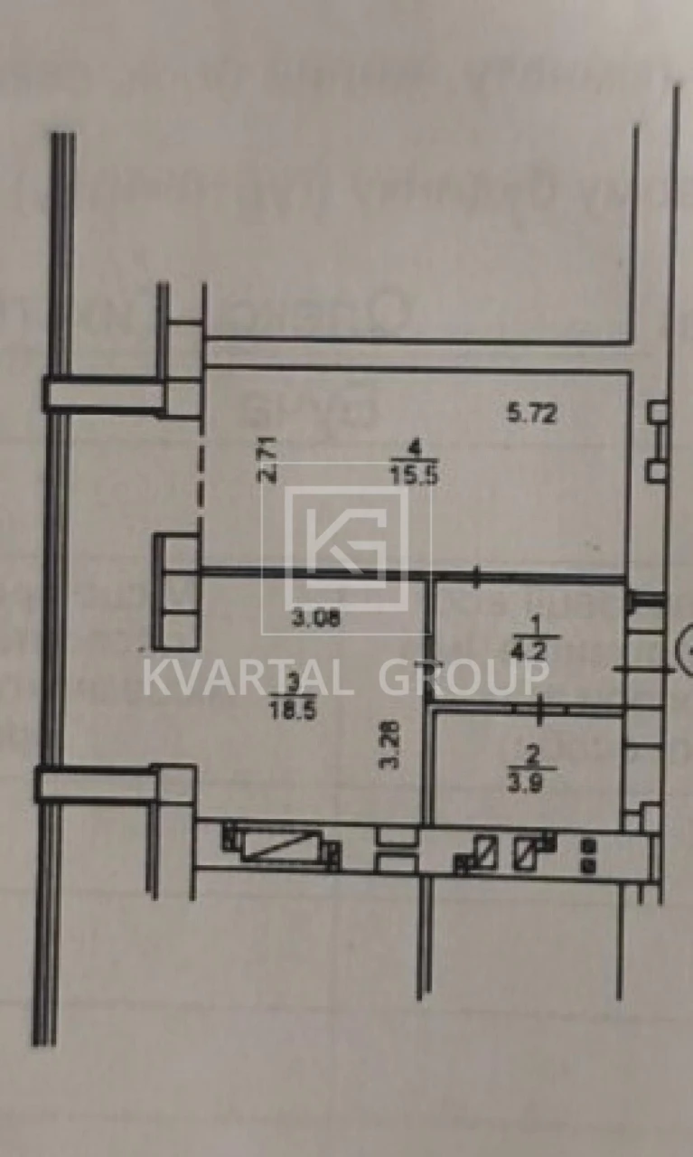 Minimal furnishing | єОселя, certificate, voucher - YES | 1