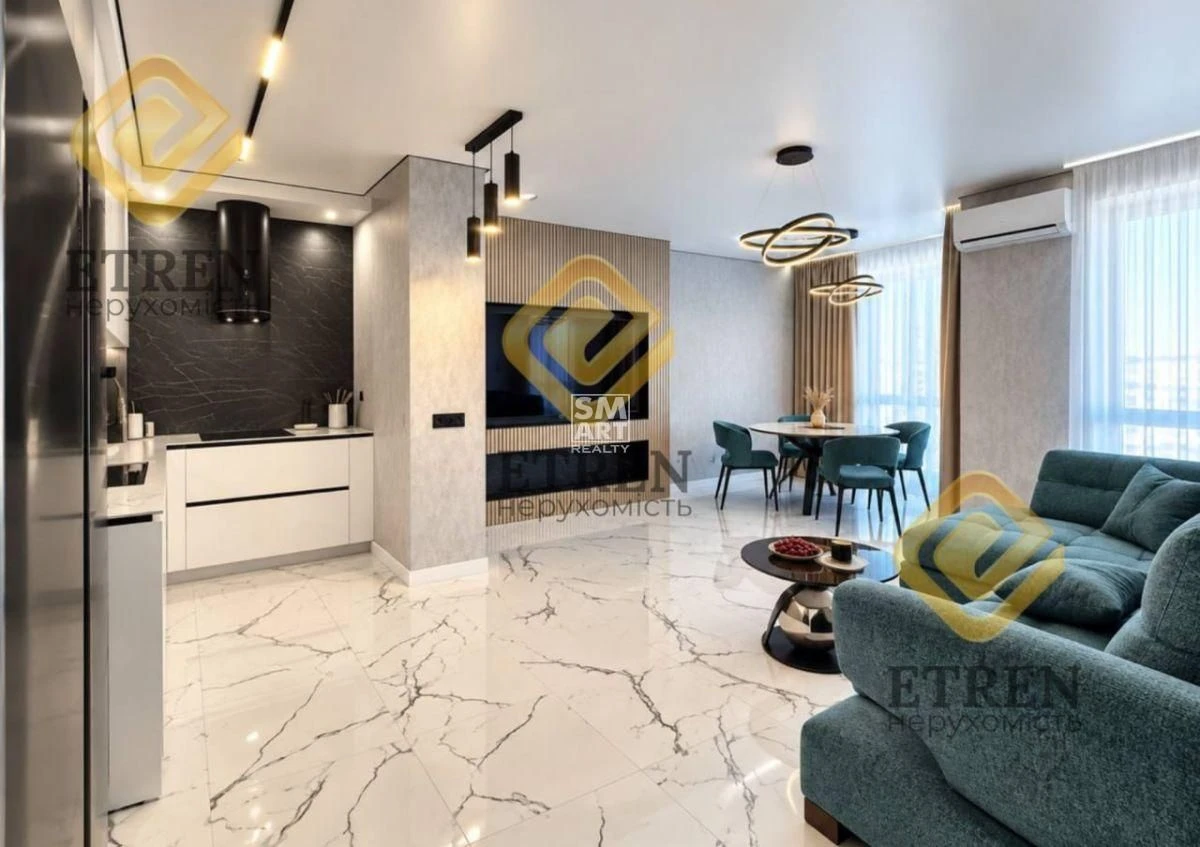 Sale of a spacious 2-bedroom apartment 90 m² in residential complex "Grand Burze", Bucha