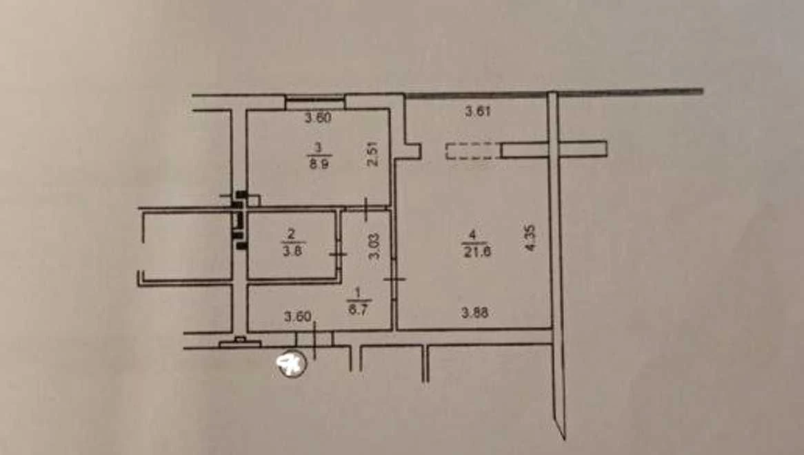 Однокімнатна квартира з ремонтом в Бучі! індивідуальне газове опалення