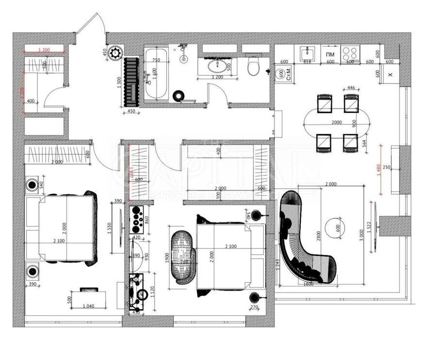 Apartment for sale, st. Andrey Verhoglyad, residential complex Novopecherskie Ly