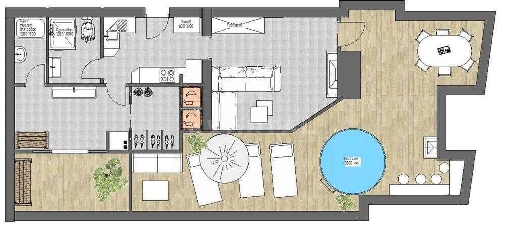 Two-level apartment in the GRAND BURCHE business class residential complex Without commission