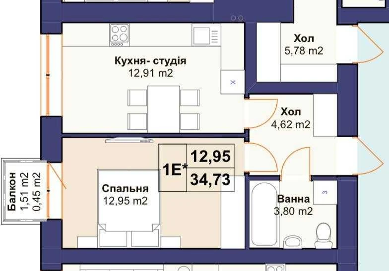 Sale of a 1-bedroom apartment at an EXCELLENT offer! Ideal