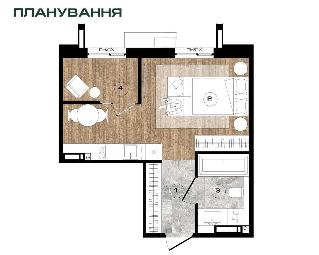 Studio Apartment for Sale in Bucha