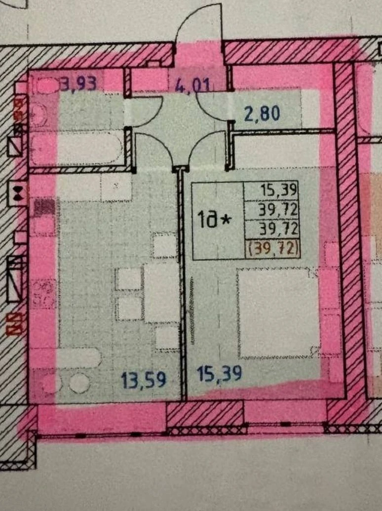 Продам 1 кімнатну квартиру в ЖК «Континент Рей» міста Буча.