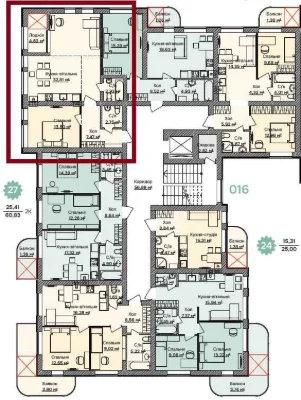 Продаж просторої квартири 64,09 м² • ЖК "Геніїв Парк" • Кварт