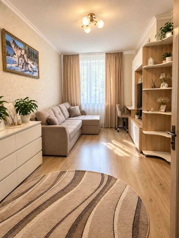 One-bedroom apartment 40 sq m with good renovation, convenient location!