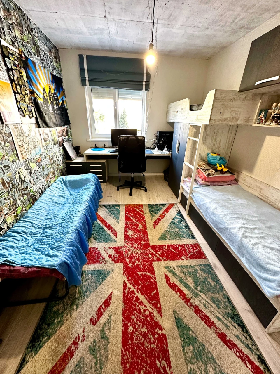 3-room apartment renovated. Bucha. Minimal furnishing.