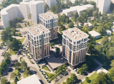 One-bedroom apartment in the business class residential complex, Bucha Prestige