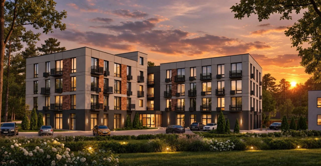 Offer! Bucha, Novus area, 1-bedroom apartment 35 m2, closed complex