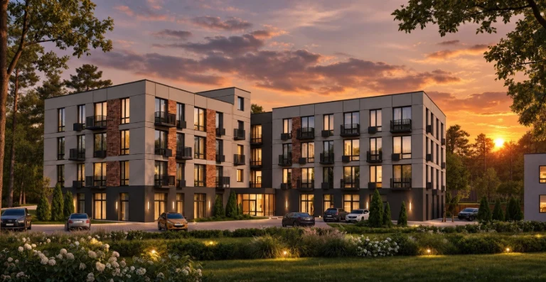 Offer! Bucha, Novus area, 1-bedroom apartment 35 m2, closed complex