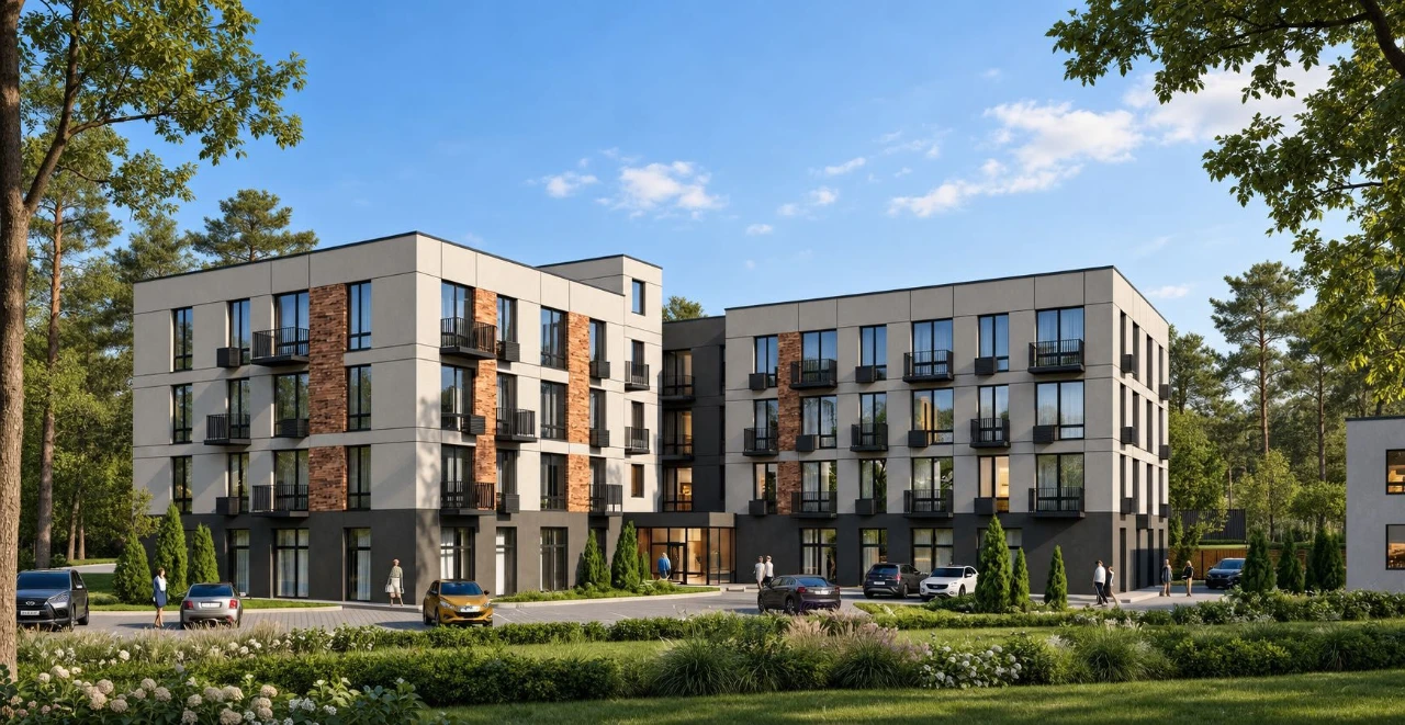Offer! Bucha, Novus area, 1-bedroom apartment 35 m2, closed complex