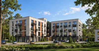 Offer! Bucha, Novus area, 1-bedroom apartment 35 m2, closed complex