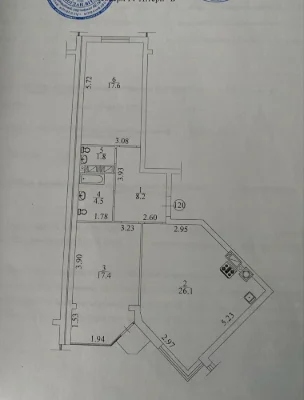 Bucharest Euro 3-room apartment 76 sq m | 4th/8th floor | Individual gas