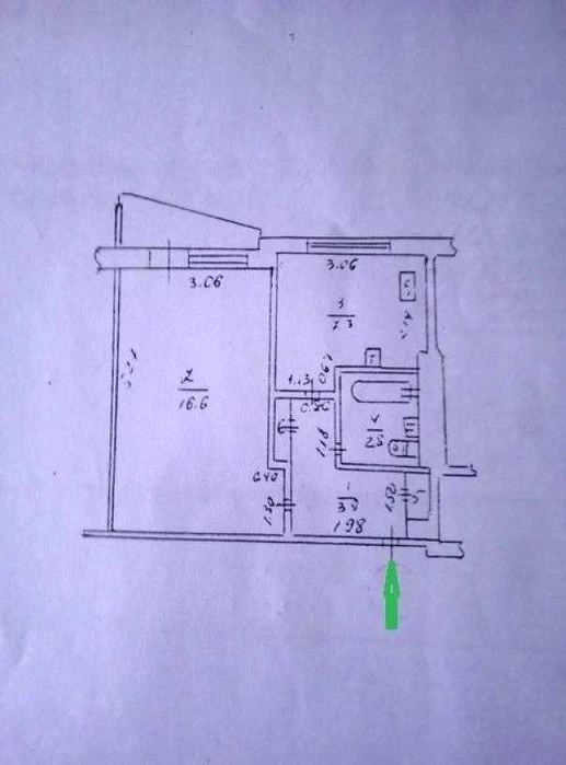1 apartment near Saltovskoe metro station!