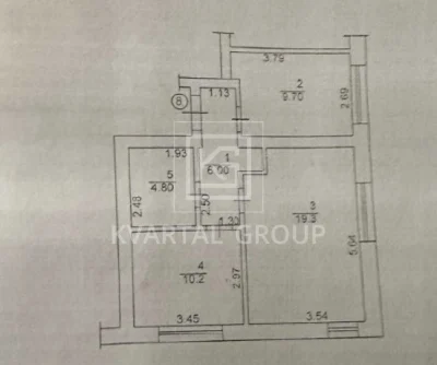 2-bedroom apartment in a club house