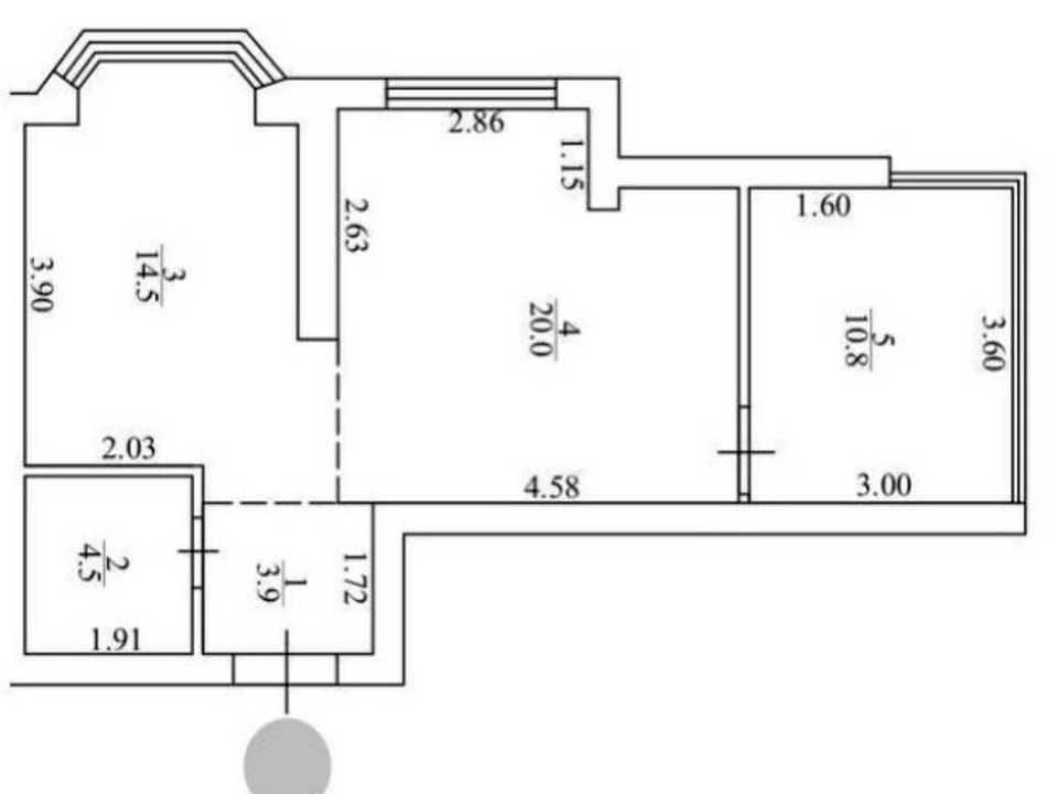 Apartment. Bucha, Lesya Ukrainy Street