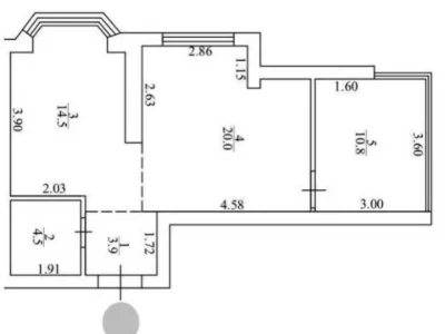 Apartment. Bucha, Lesya Ukrainy Street