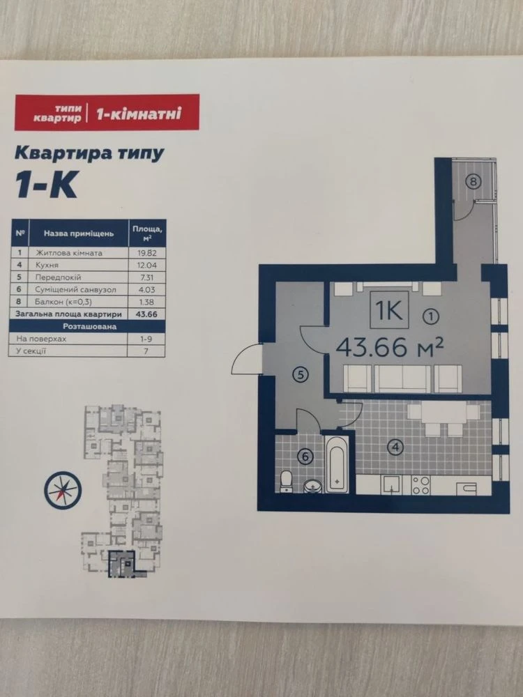 Терміново‼️БЕЗ % 1 кім. квартира ЖК Київський, Буча