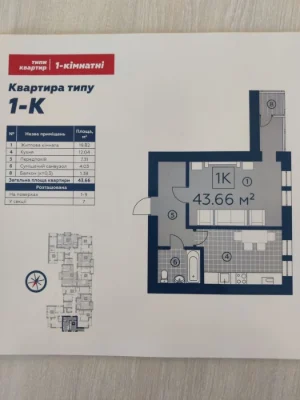 Терміново‼️БЕЗ % 1 кім. квартира ЖК Київський, Буча