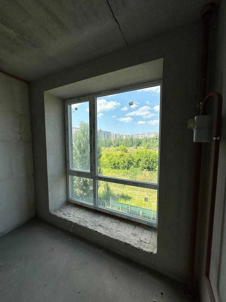 Прекрасная 2-комнатная квартира 78 м² в готовом доме (Буча), газовый котел