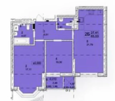 Apartment for sale: 2 rooms in the center of the Grand Burze residential complex in Bucha