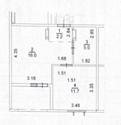 For Sale: 1-bedroom apartment with renovation! ЖК PARK ROYAL