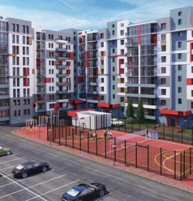 Two-room apartment in Bucha ЖК Buchansky without renovation. Gas.