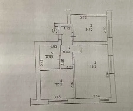 Two-room apartment near the park, Zakhisnykiv України Street, Bucha