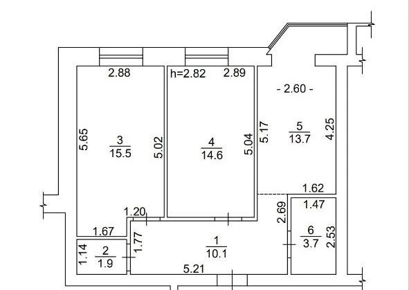 Currently Selling 2-room apartment in a completed building, with finished