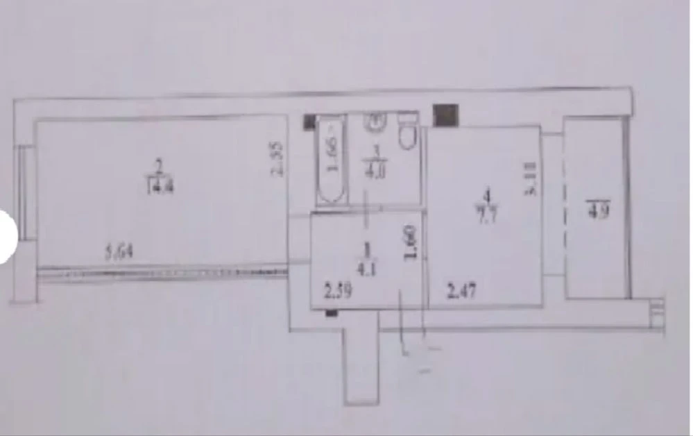 Bucharest! Sale of 1-bedroom apartment with new renovation. Certificate, Value